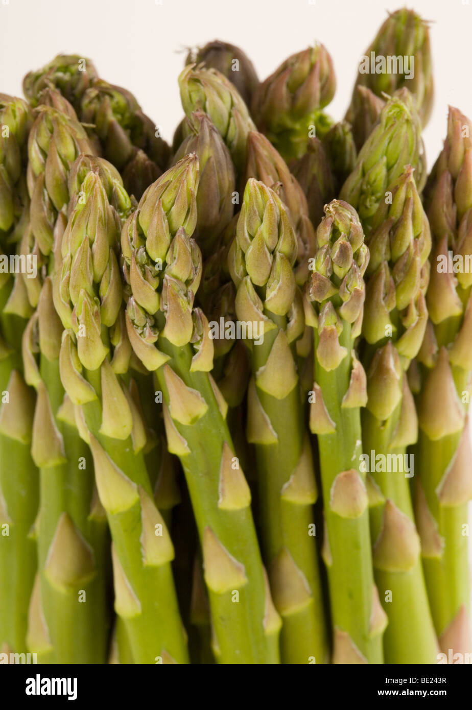 Asparagus tips. Asparagus is a great source of fibre, folate, potassium