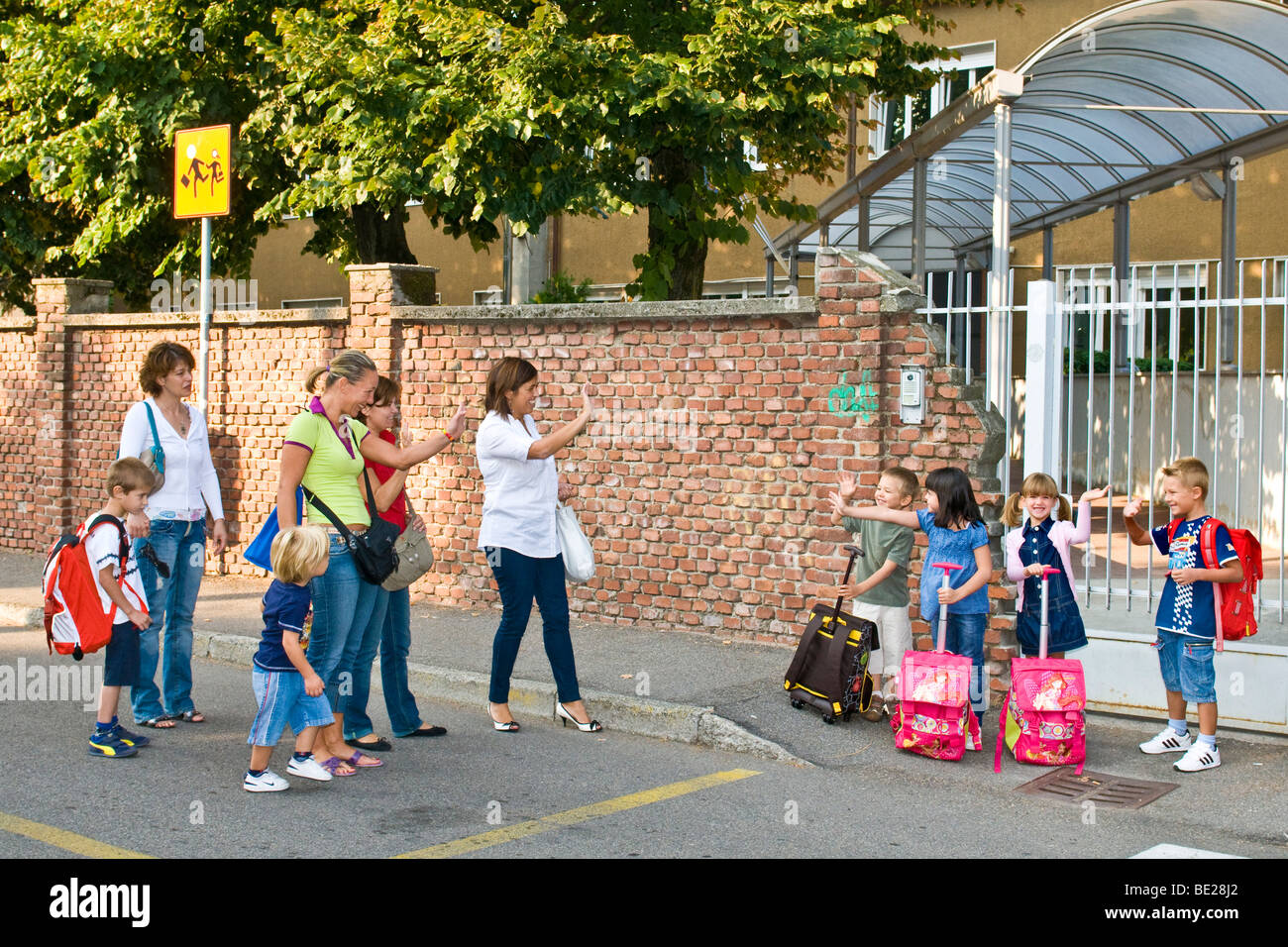first day of school Stock Photo Alamy