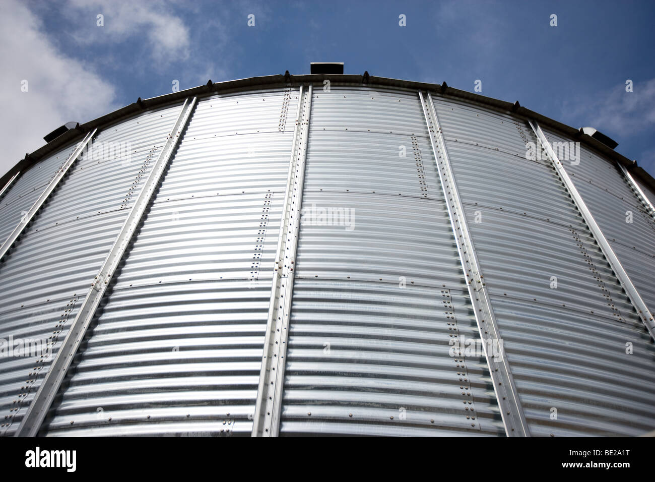 On Farm Grain Storage Stock Photo Alamy