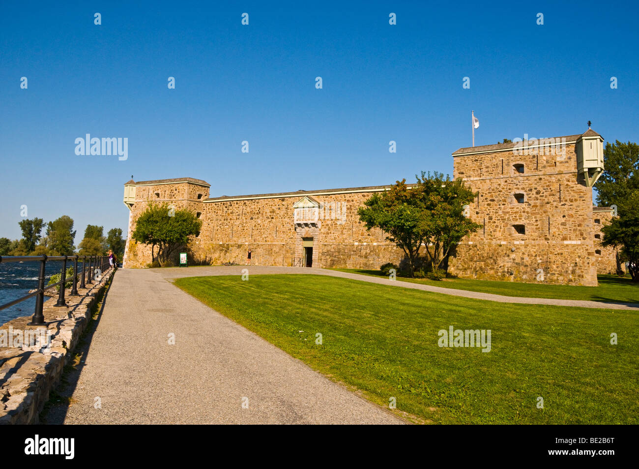 Historic fort of Chambly Monteregie region Province of Quebec Canada Stock Photo