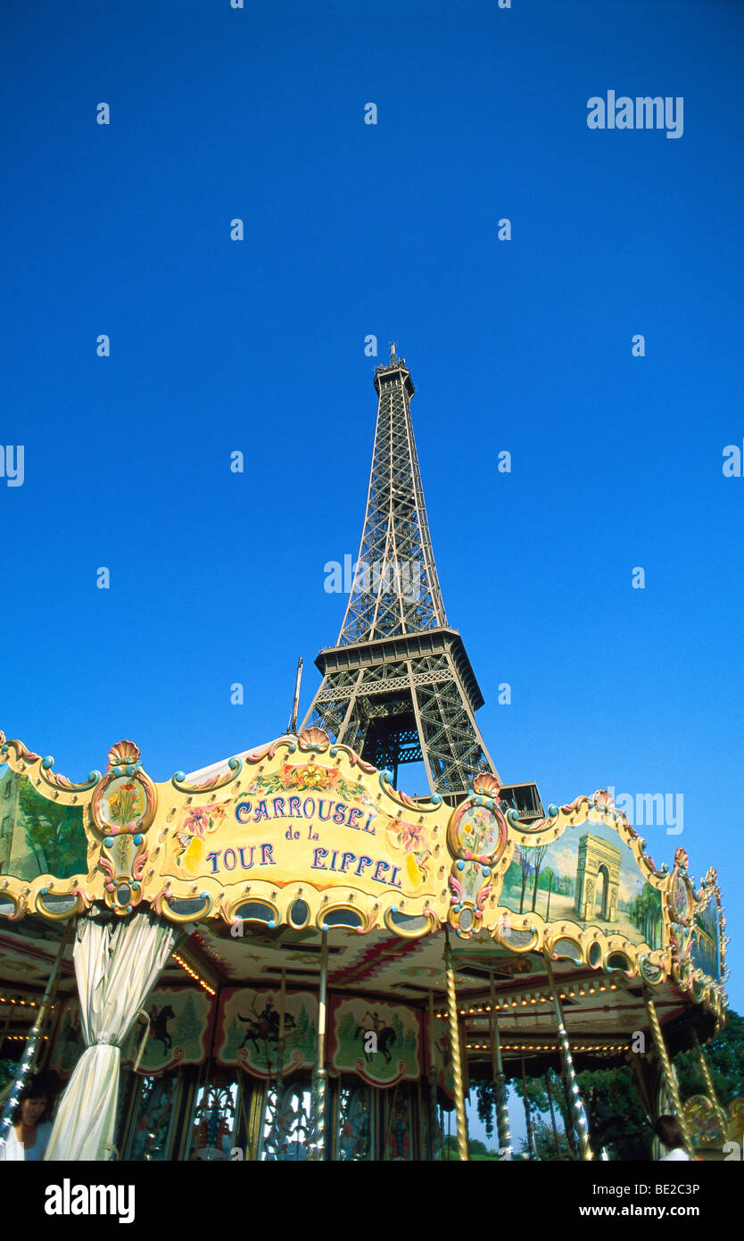 eiffel tower paris france Stock Photo