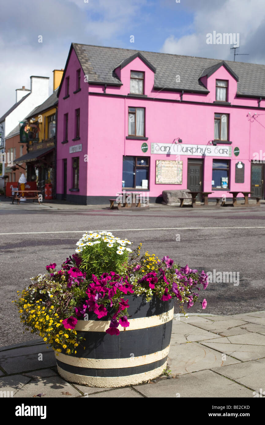 main street; sneem; ireland Stock Photo Alamy