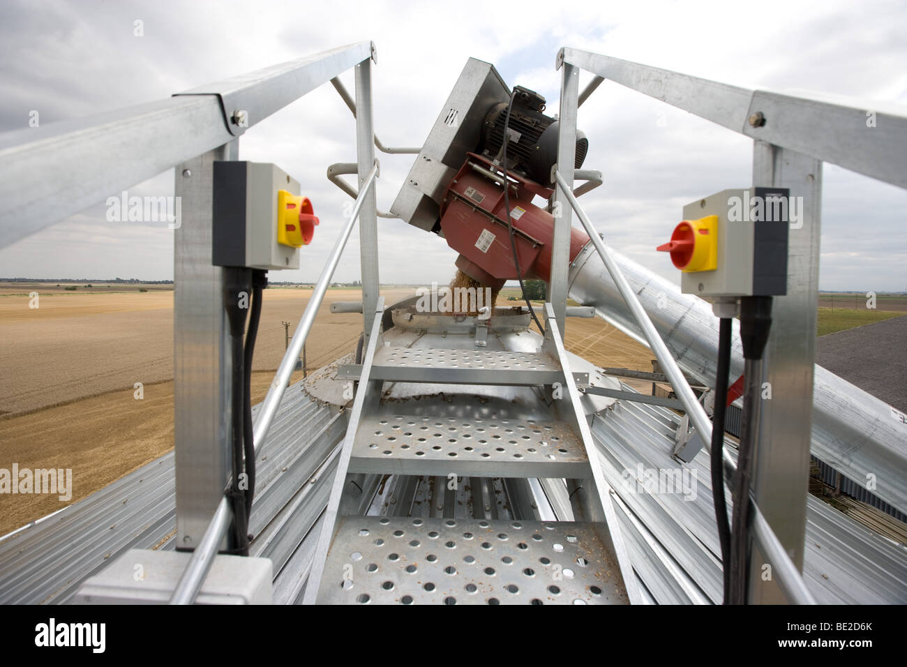 On Farm Grain Storage Stock Photo Alamy
