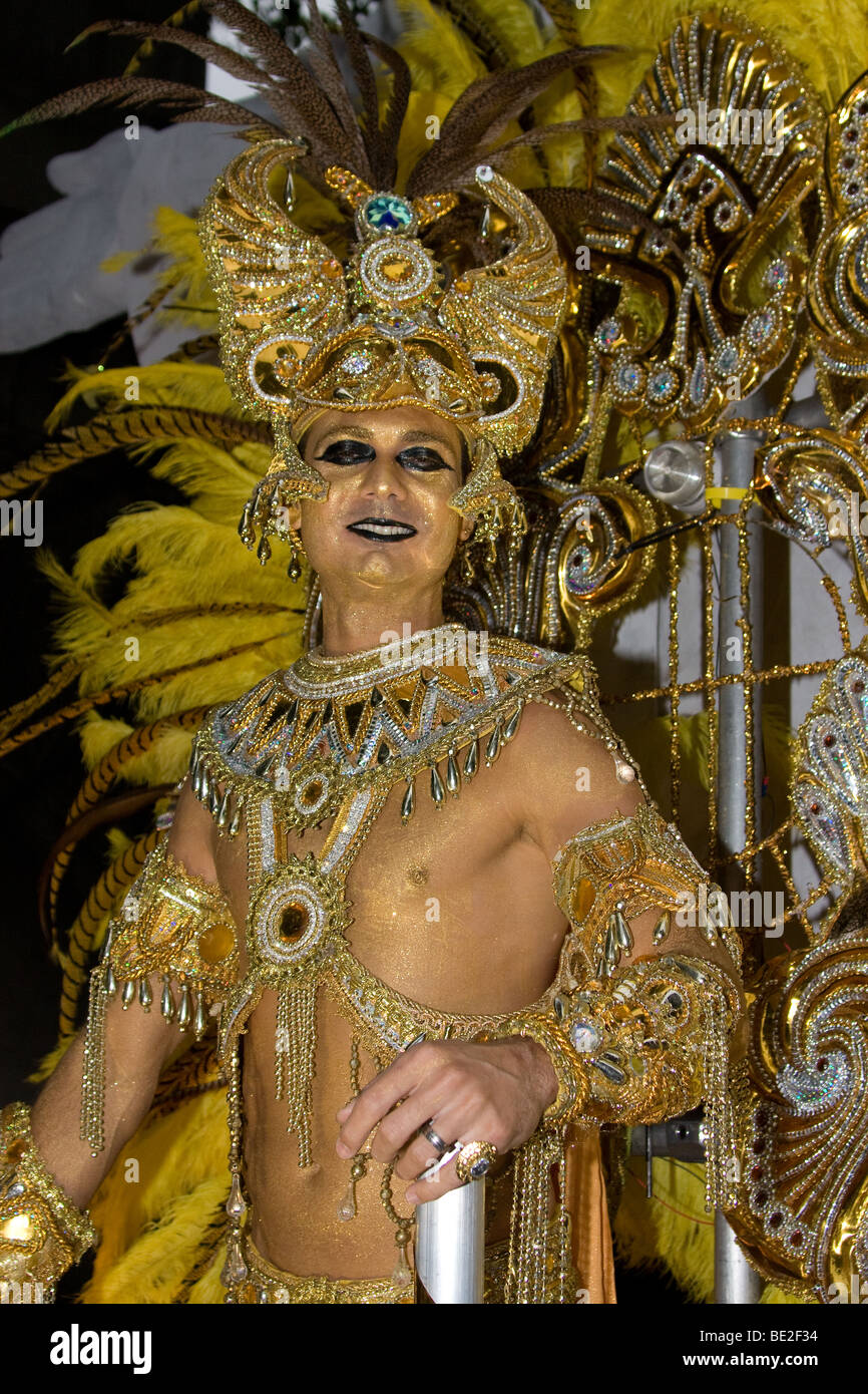 brasil brazilian peacock costume samba dancer ethnic Thames festival night  carnival London England UK Europe Stock Photo - Alamy