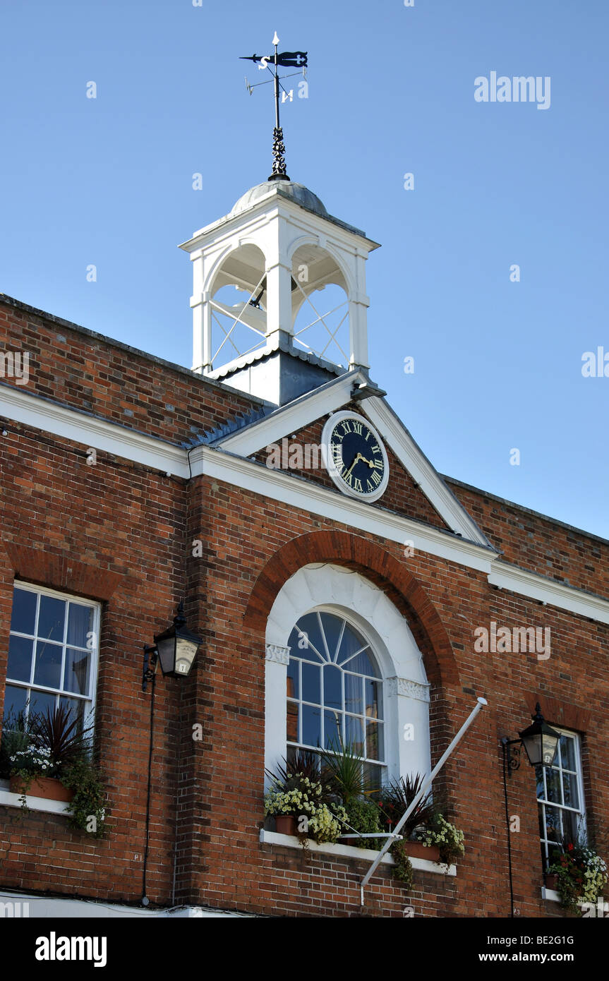 Town Hall, Newbury Street, Whitchurch, Hampshire, England, United Kingdom Stock Photo