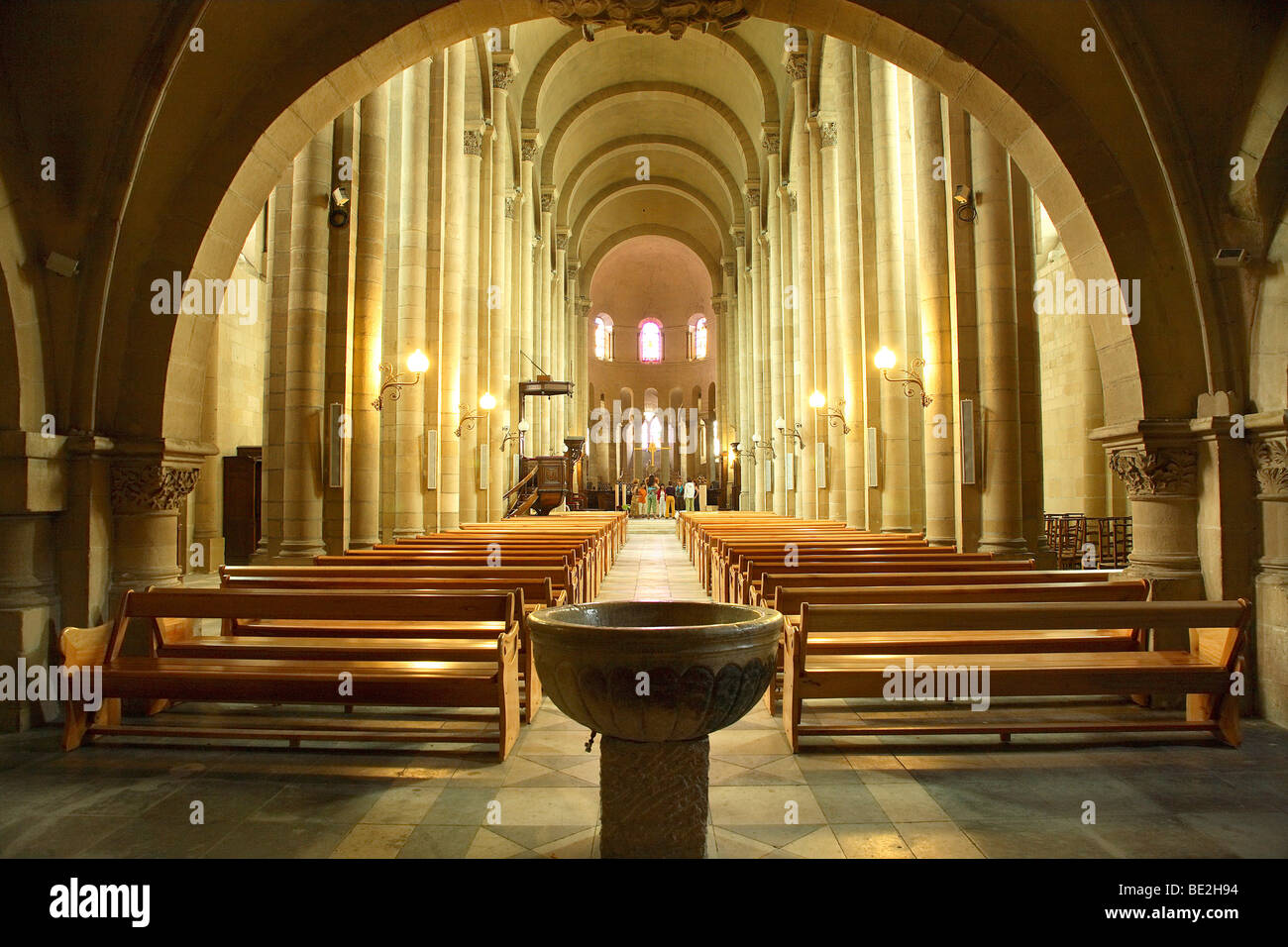 SAINT APPOLINAIRE CATHEDRAL, VALENCE, DROME, FRANCE Stock Photo