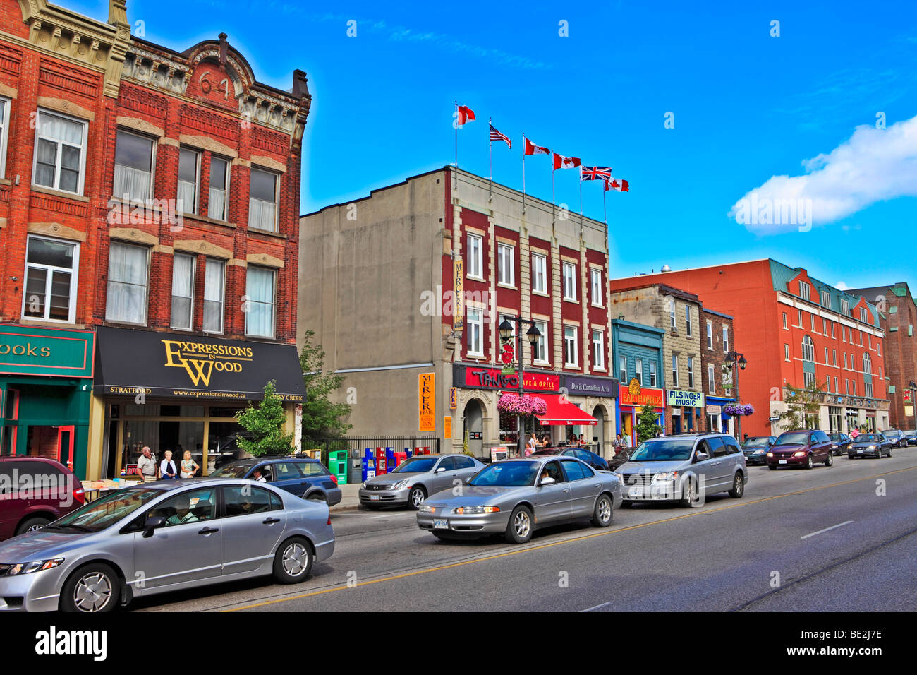 On Main Street, Stratford, Ontario, Canada Stock Photo - Alamy