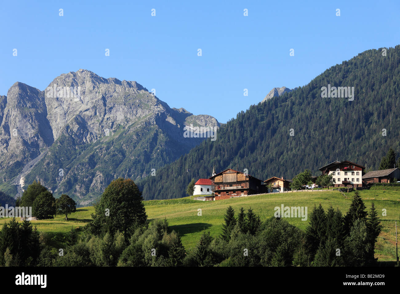 Obergail, Lesachtal, Carnic Alps, Carinthia, Austria, Europe Stock Photo
