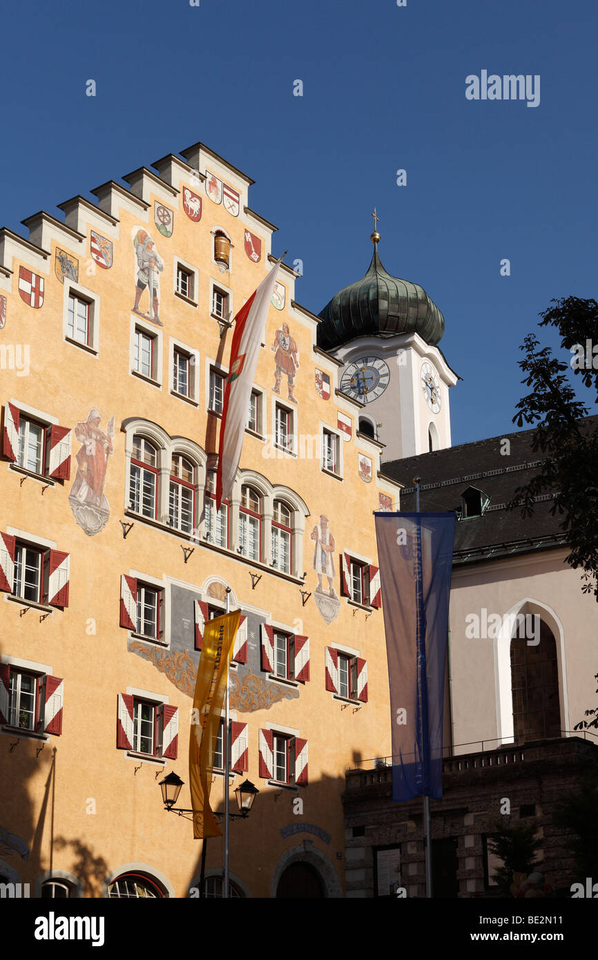 City Hall, Kufstein, Tyrol, Austria, Europe Stock Photo