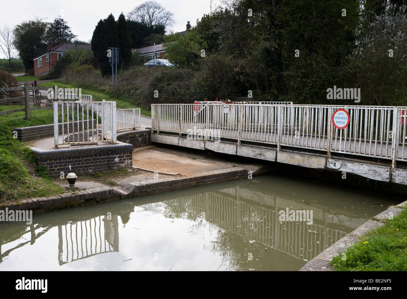 Swing Bridge, Foxton, Leicestershire, England, UK Stock Photo Alamy