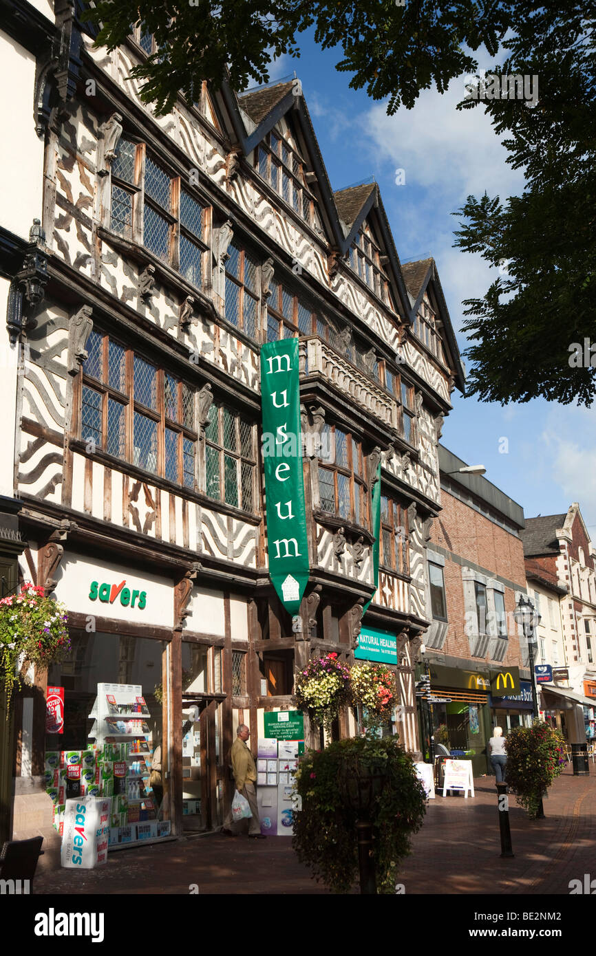 UK, England, Staffordshire, Stafford, Greengate Street, Ancient High