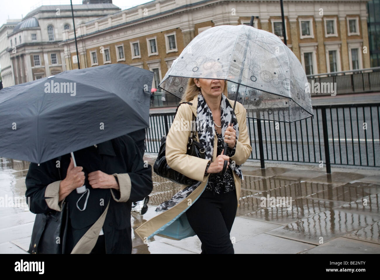 Umbrella blown inside out hires stock photography and images Alamy