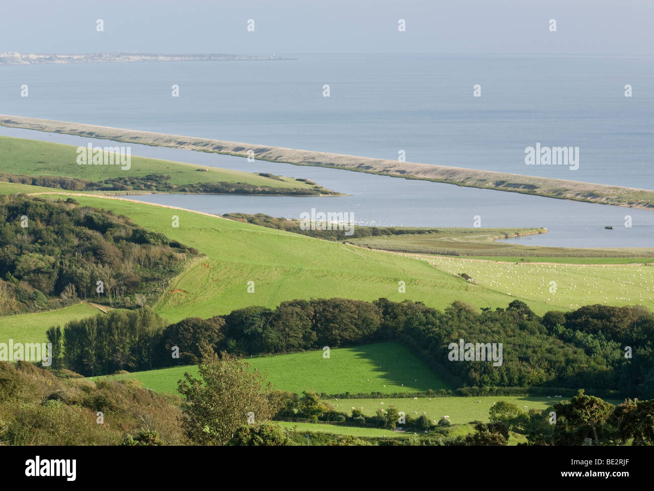 Chesil Beach on the Dorset coast, England, UK Stock Photo Alamy