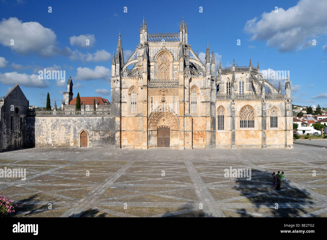 Dominican monastery Mosteiro de Santa Maria da Vitoria, UNESCO World Heritage Site, Batalha, Portugal, Europe Stock Photo