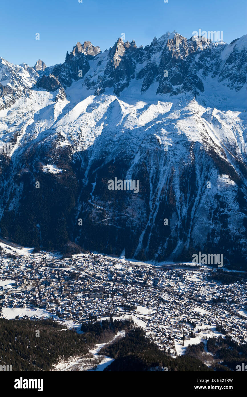 Chamonix-Mont-Blanc, French Alps, Haute Savoie, Chamonix, France Stock Photo