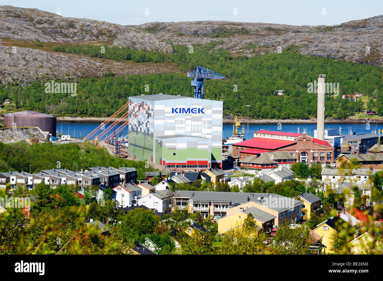 Kimek dockyard facilities, Kirkenes, Norway, Scandinavia, Europe Stock