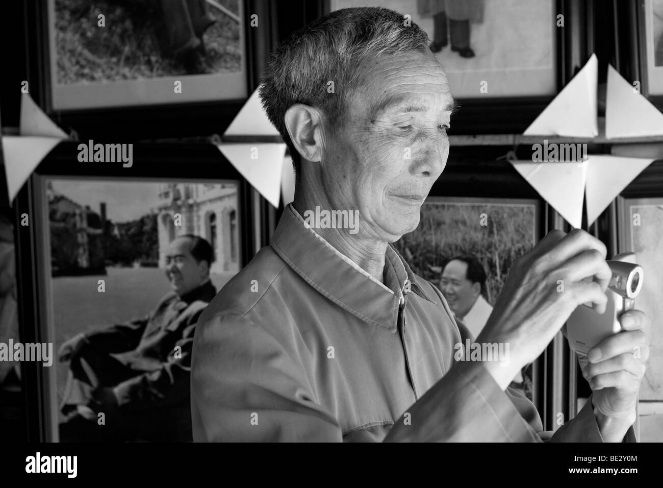 Han Chinese man in Tonghai, Yunnan, China Stock Photo