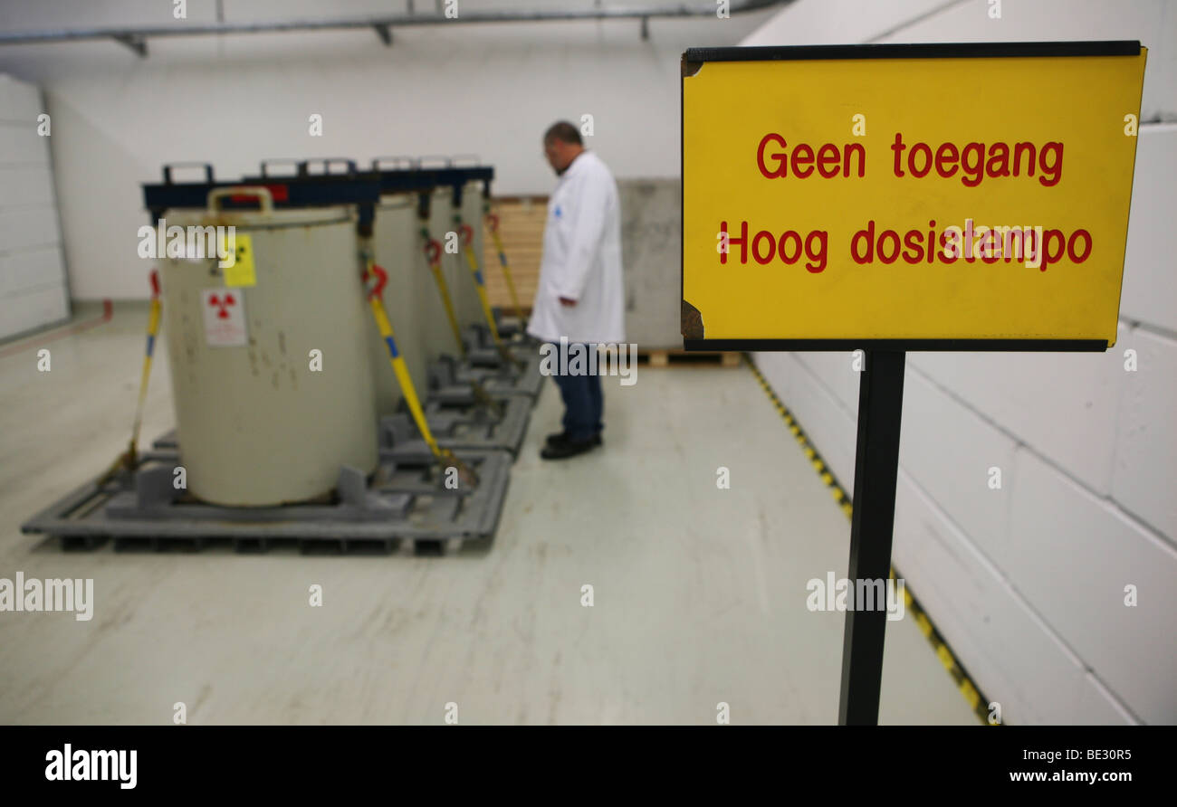 Radioactive waste in the Netherlands is stored in Nieuwdorp Stock Photo