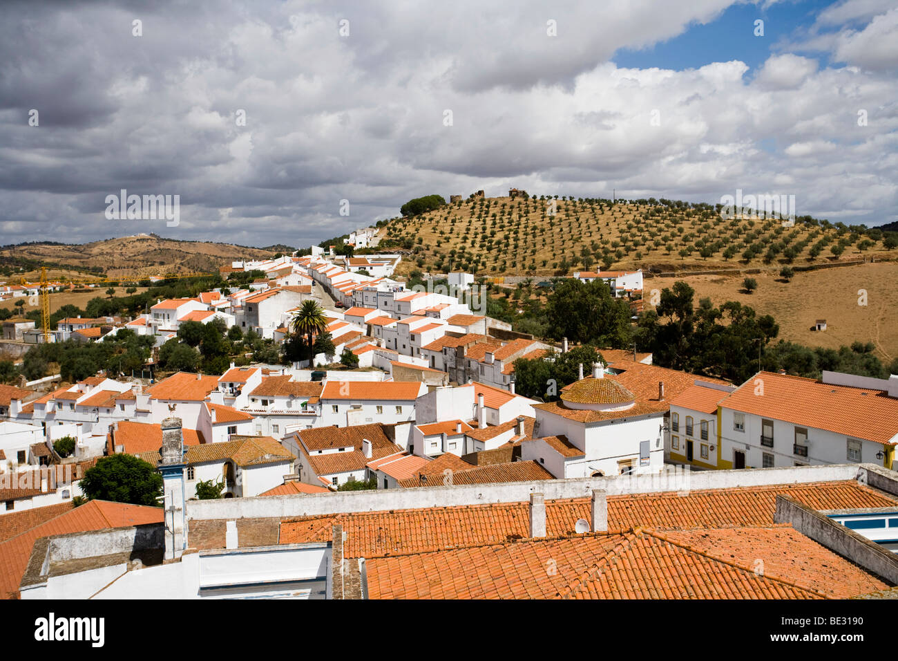 Portel village, Alentejo, Portugal, Europe Stock Photo