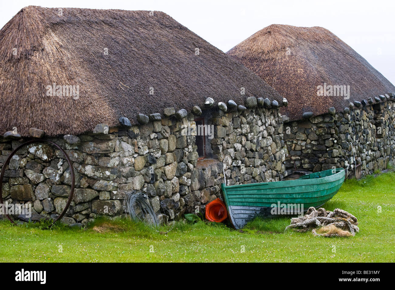 Skye Museum Of Island Life, Kilmuir, Isle of Skye, Scotland, United Kingdom, Europe Stock Photo Skye Museum Of Island Life, Kilmuir, Isle of Skye, Scotland, United Kingdom, Europe Stock Photo