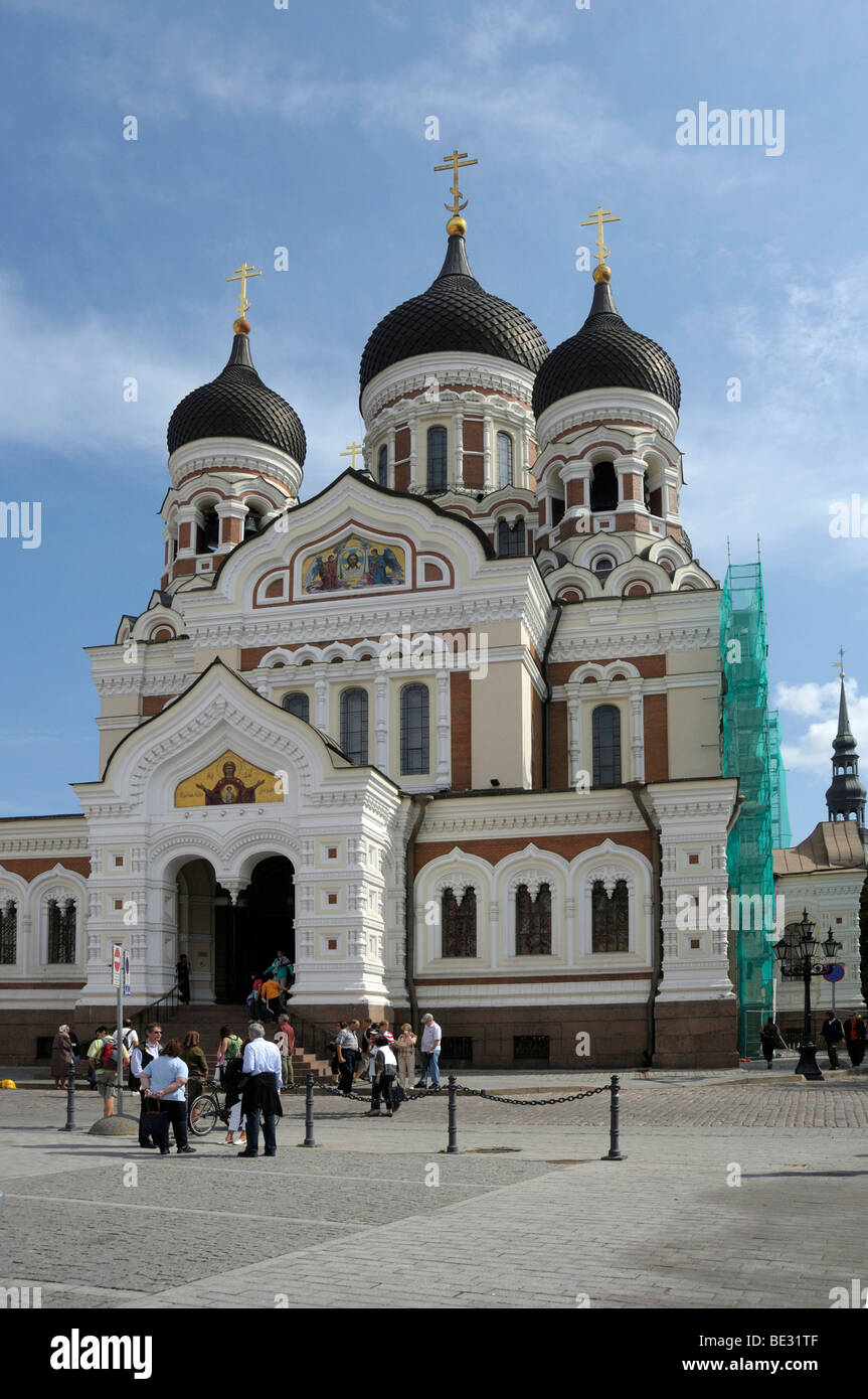 Alexander Nevsky Cathedral, Tallinn, Estonia, Europe Stock Photo