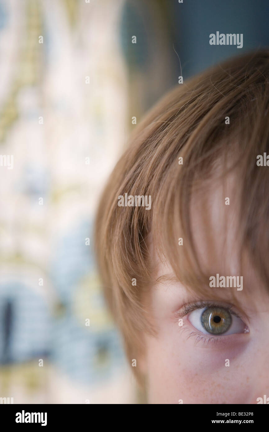 close up of a child's eye Stock Photo