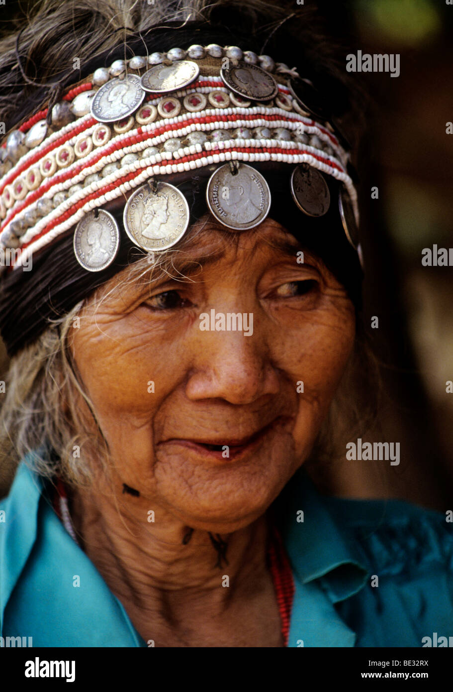 Akha hill tribe woman northern hi-res stock photography and images - Alamy