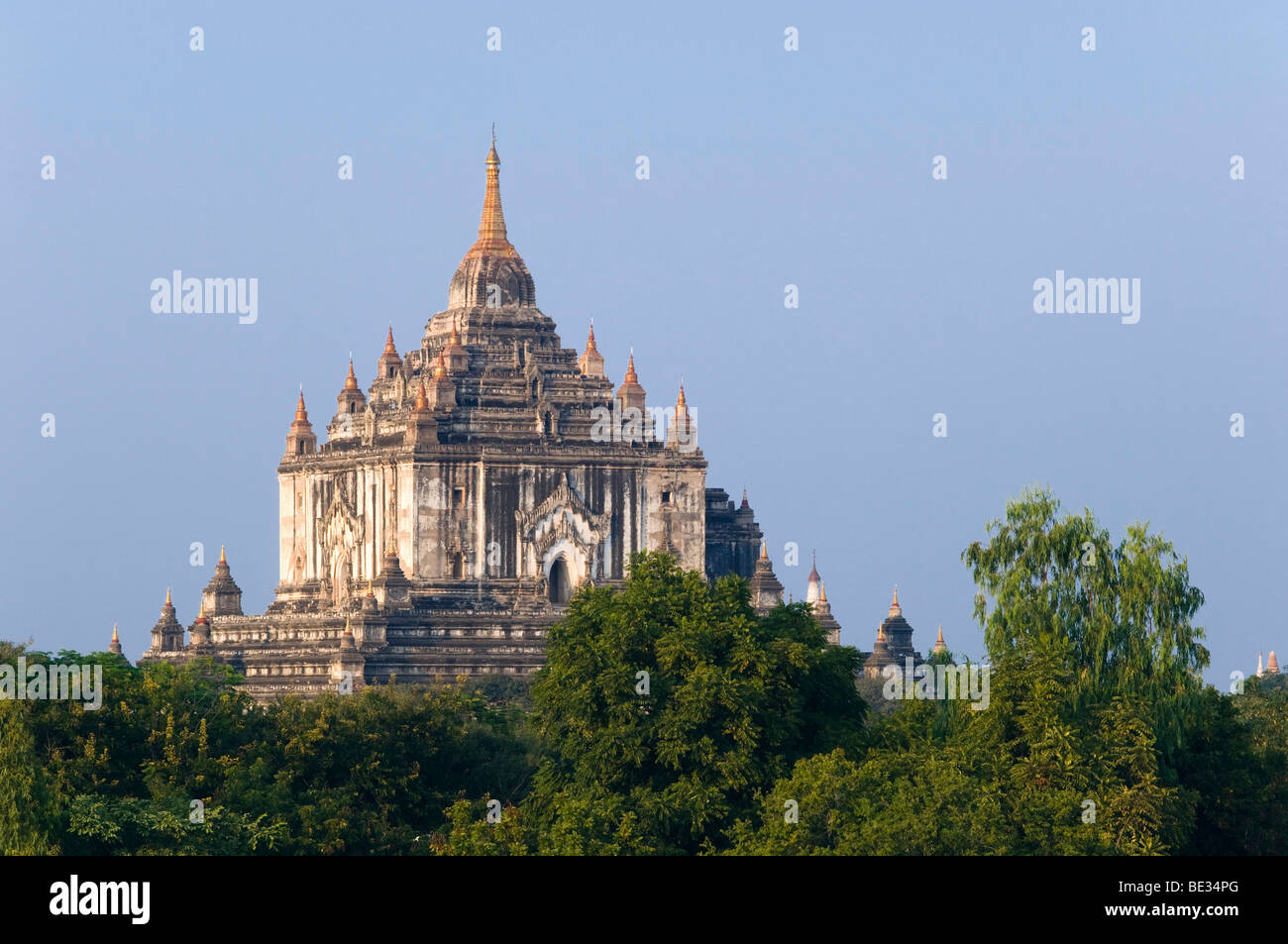 Pagoda, temple, Old Bagan, Pagan, Burma, Myanmar, Asia Stock Photo