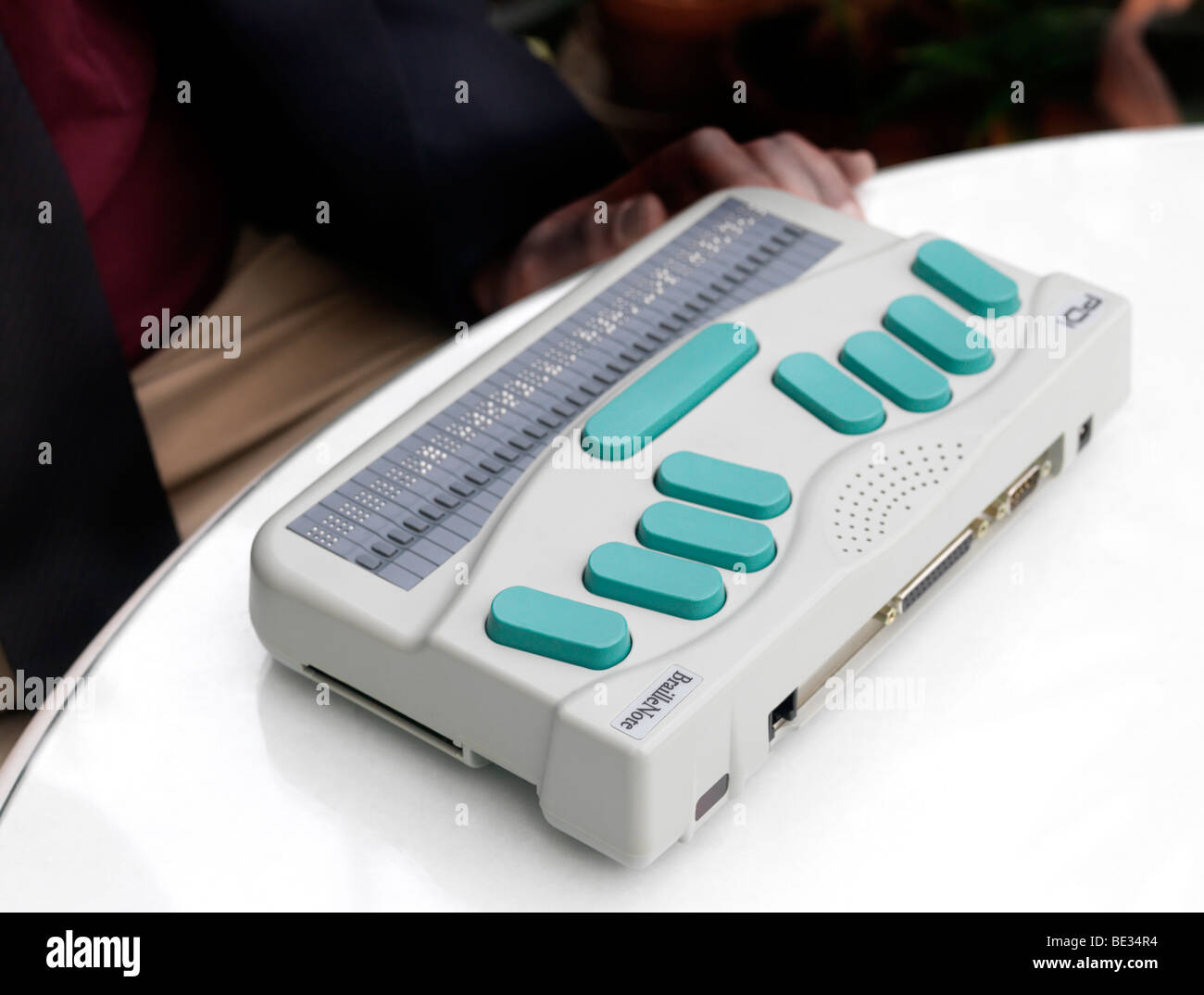 Wireless Braille keyboard for mobile devices, Electronics Lab, Tecnalia  Research & Innovation, Zamudio, Bizkaia, Euskadi, Spain Stock Photo - Alamy