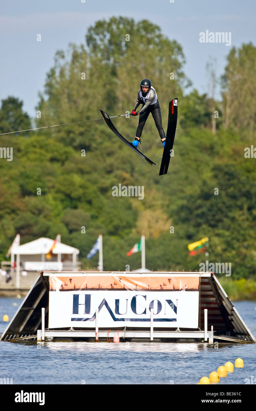 June Denmark, Silver medal winner, waterski jump, EAME 2009