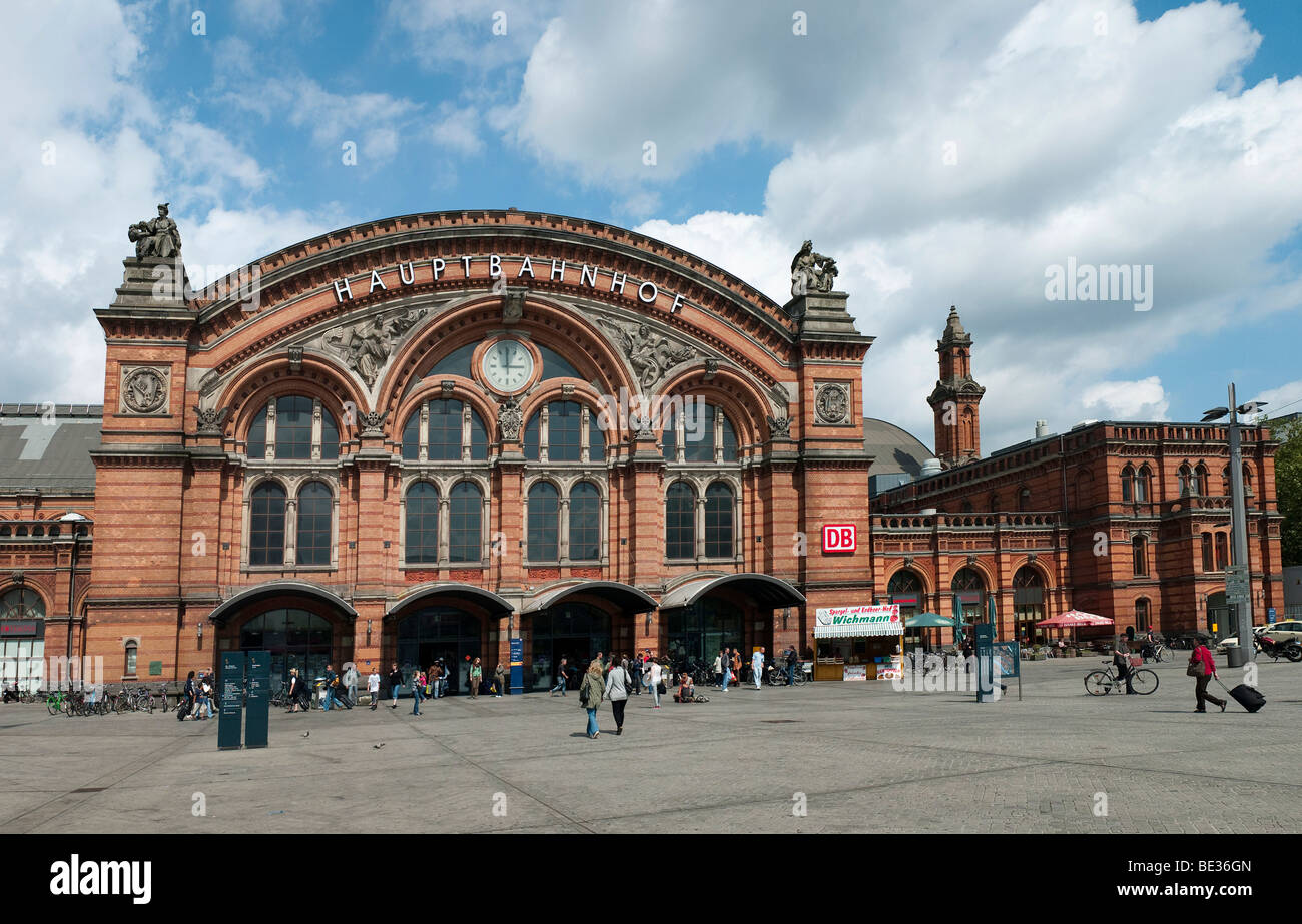 Central station, Bremen, Germany, Europe Stock Photo