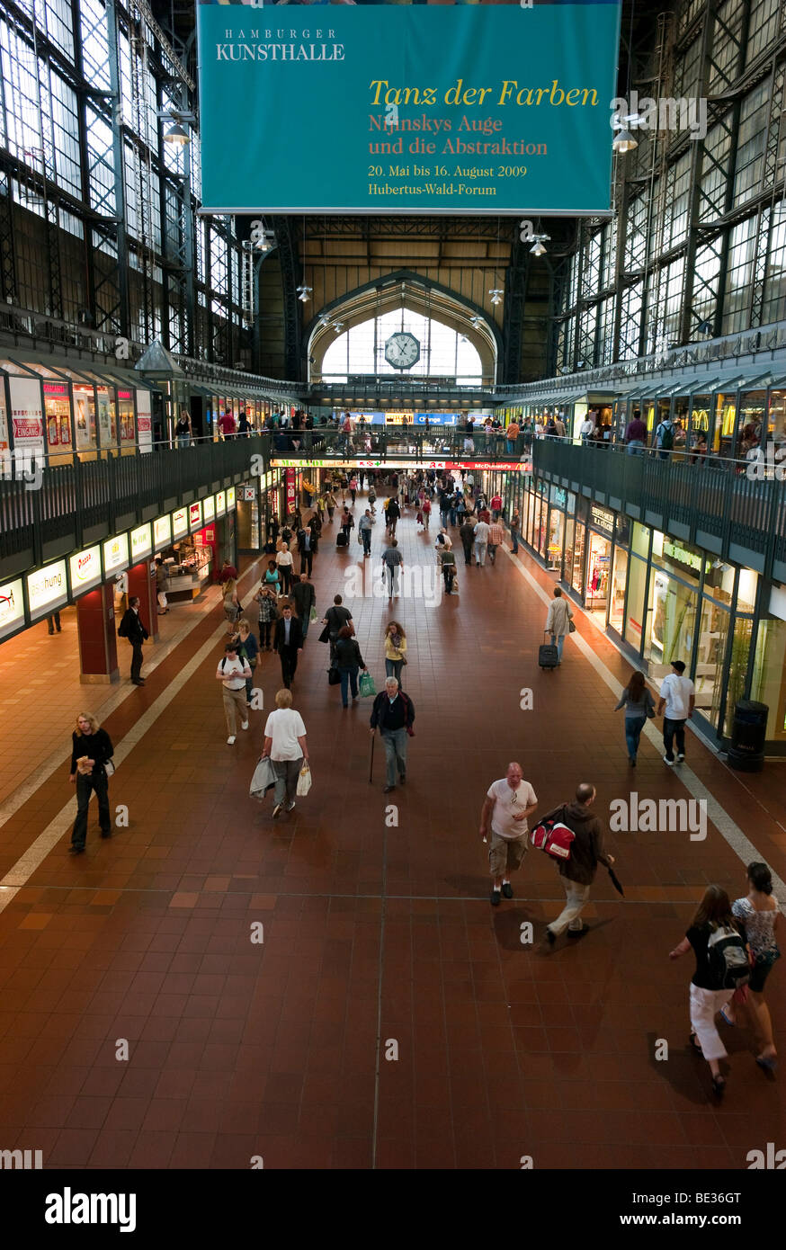 Hamburg central station, Hamburg, Germany, Europe Stock Photo