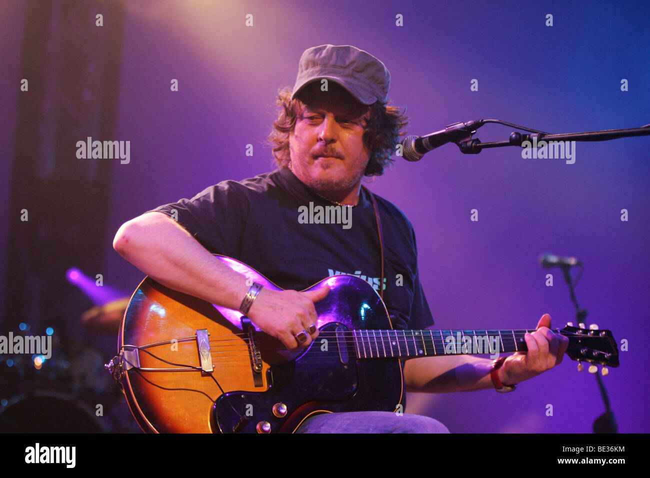 The Italian rock musician Zucchero live at the Blue Balls Festival in the Luzernersaal hall of the KKL venue in Lucerne, Switze Stock Photo