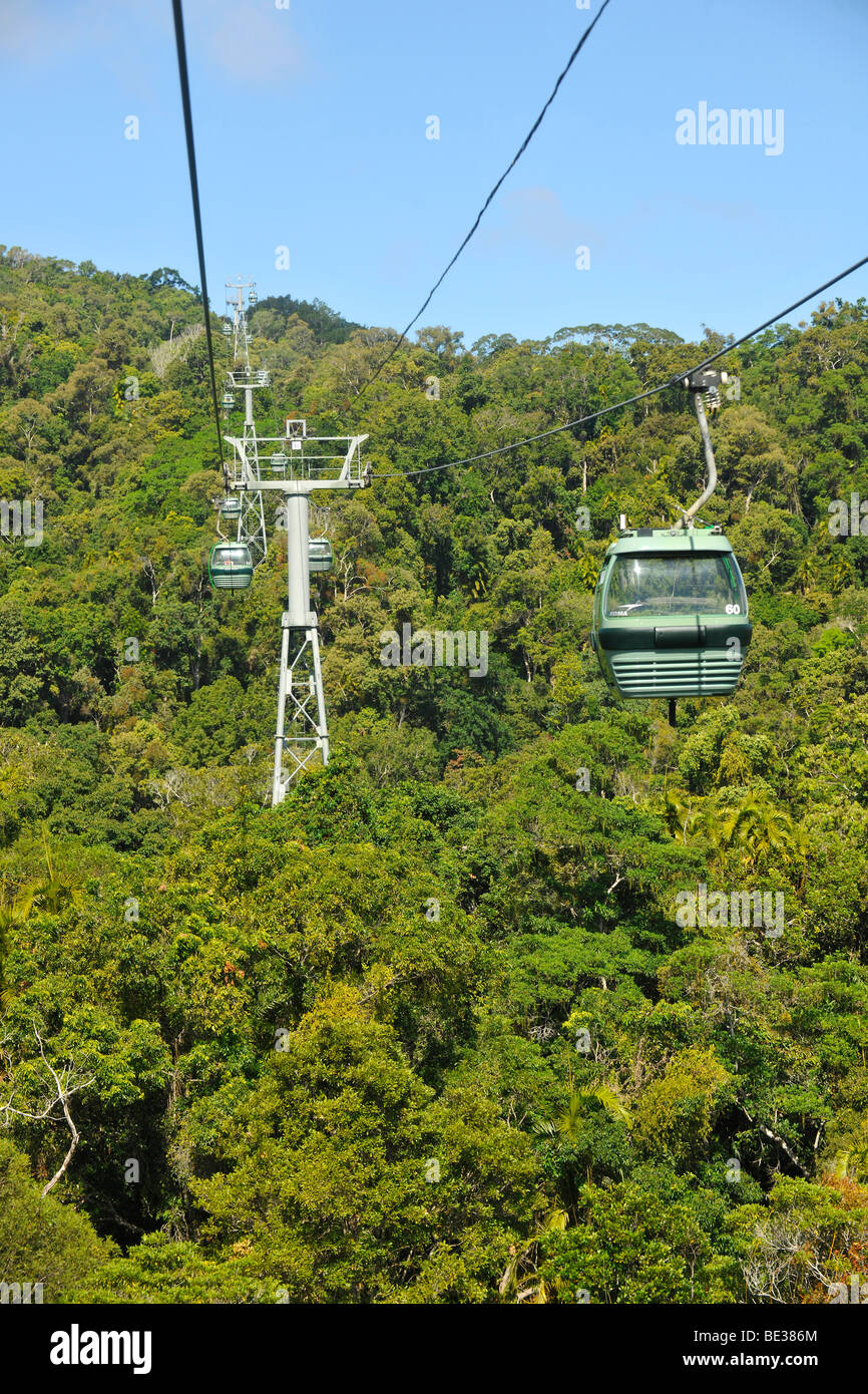 Skyrail Rainforest Cableway, the longest cable car of the world