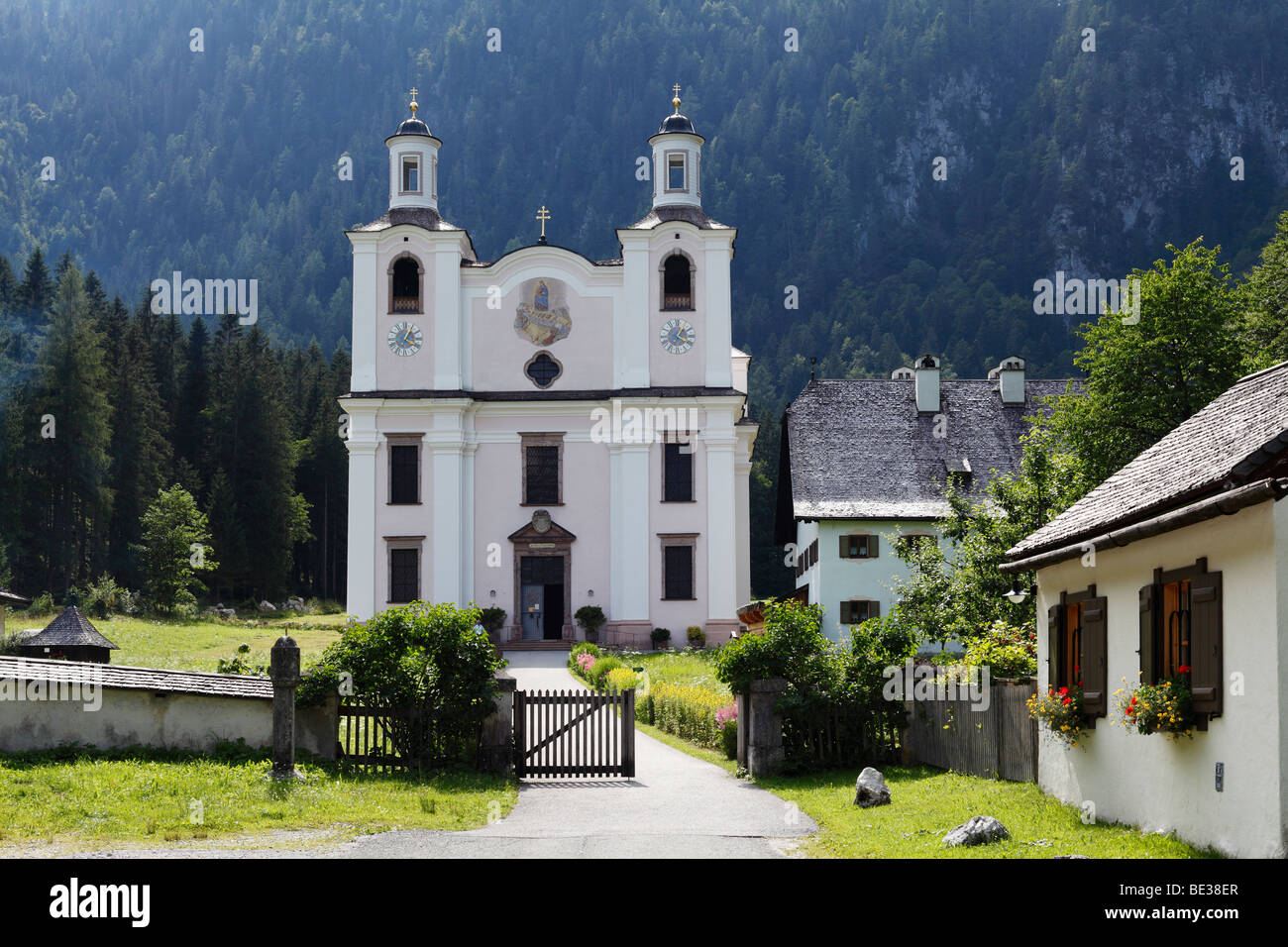 Pilgrimage Church in Kirchental, St. Martin bei Lofer, Pinzgau, federal state of Salzburg, Austria, Europe Stock Photo