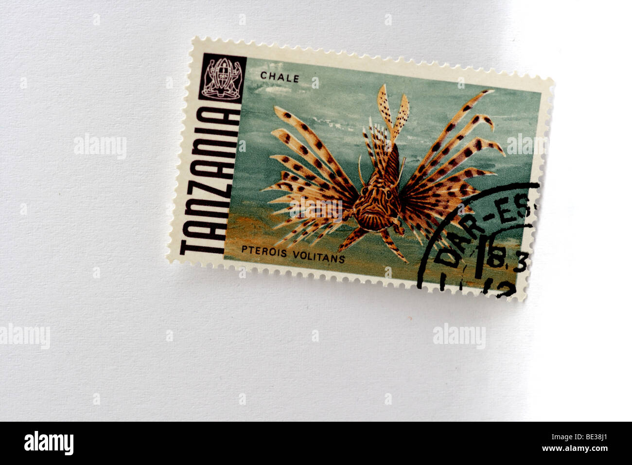 Stamp Tanzania Stock Photo