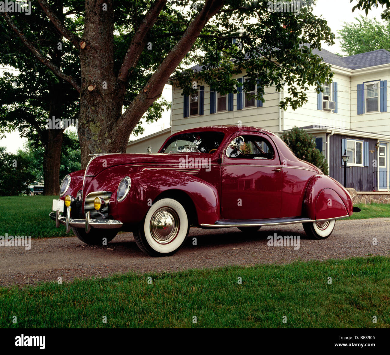 1938 Lincoln Zephyr Stock Photo