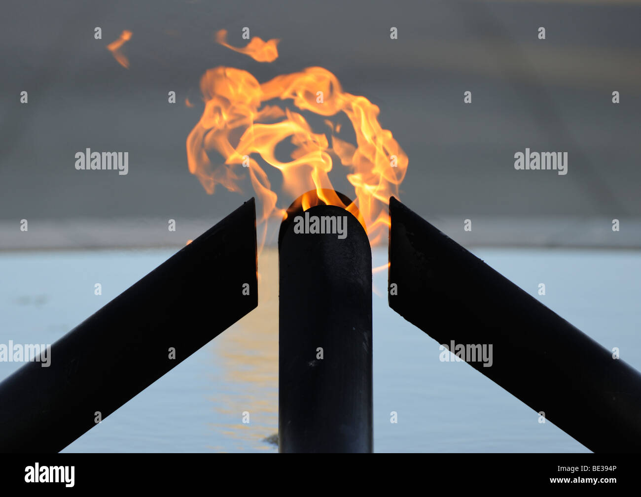 Court of Contemplation Eternal flame of remembrance Kings Park Perth Australia Stock Photo