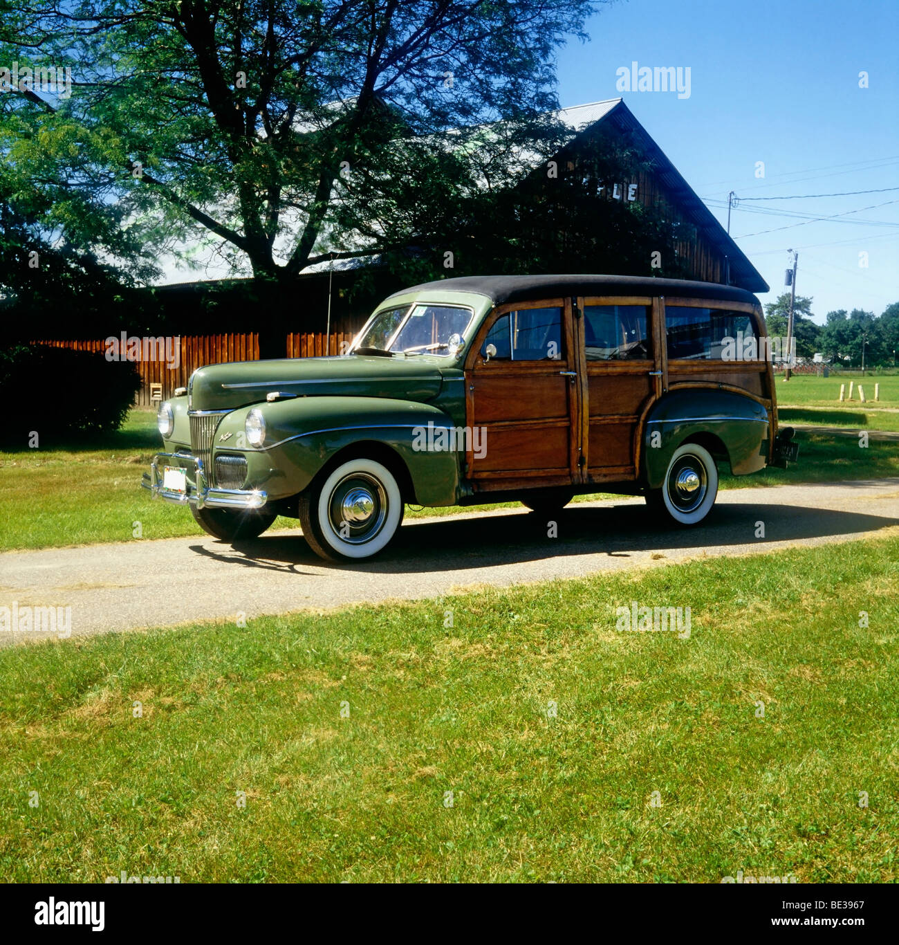 1941 Ford Woody Station Wagon Stock Photo Alamy