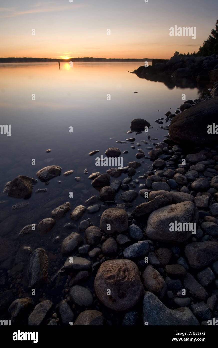 Leech Lake, Walker, Minnesota, USA. Sunrise Stock Photo Alamy