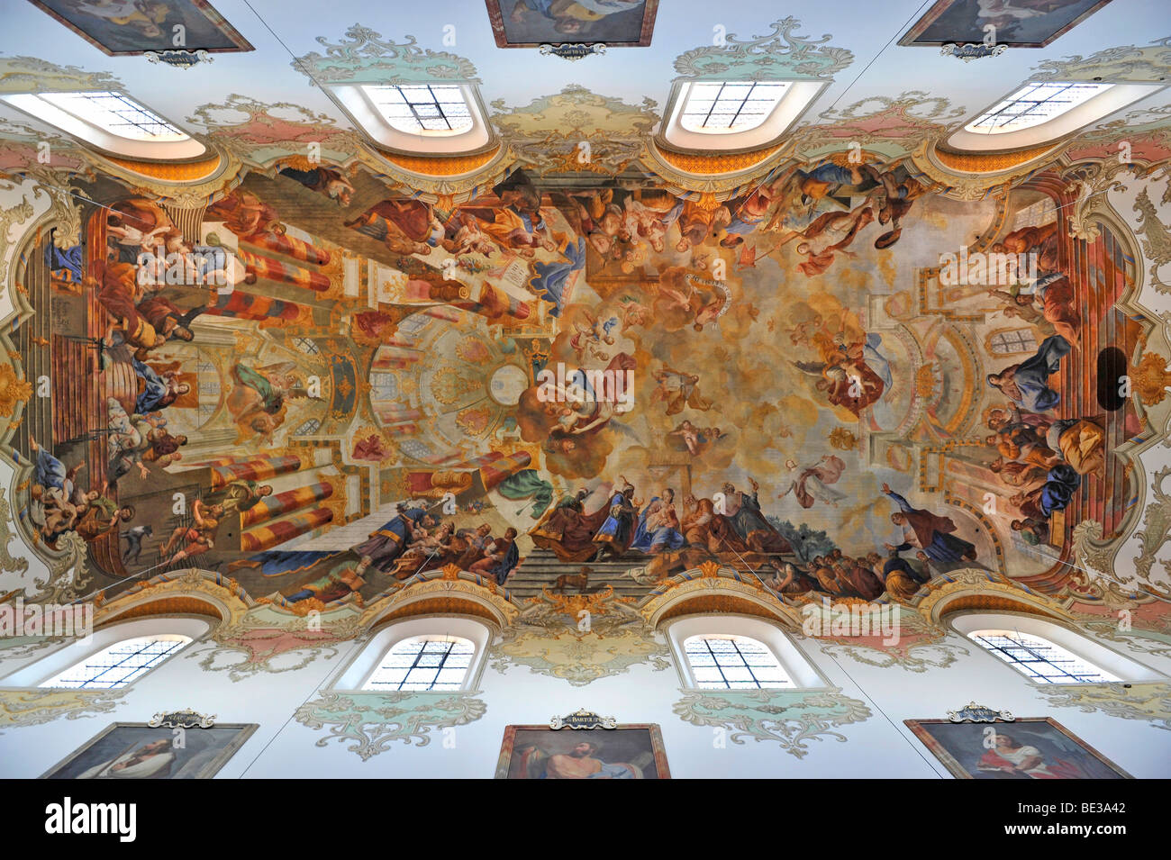Monumental Ceiling Painting By Johannes Zick Gothic Baroque