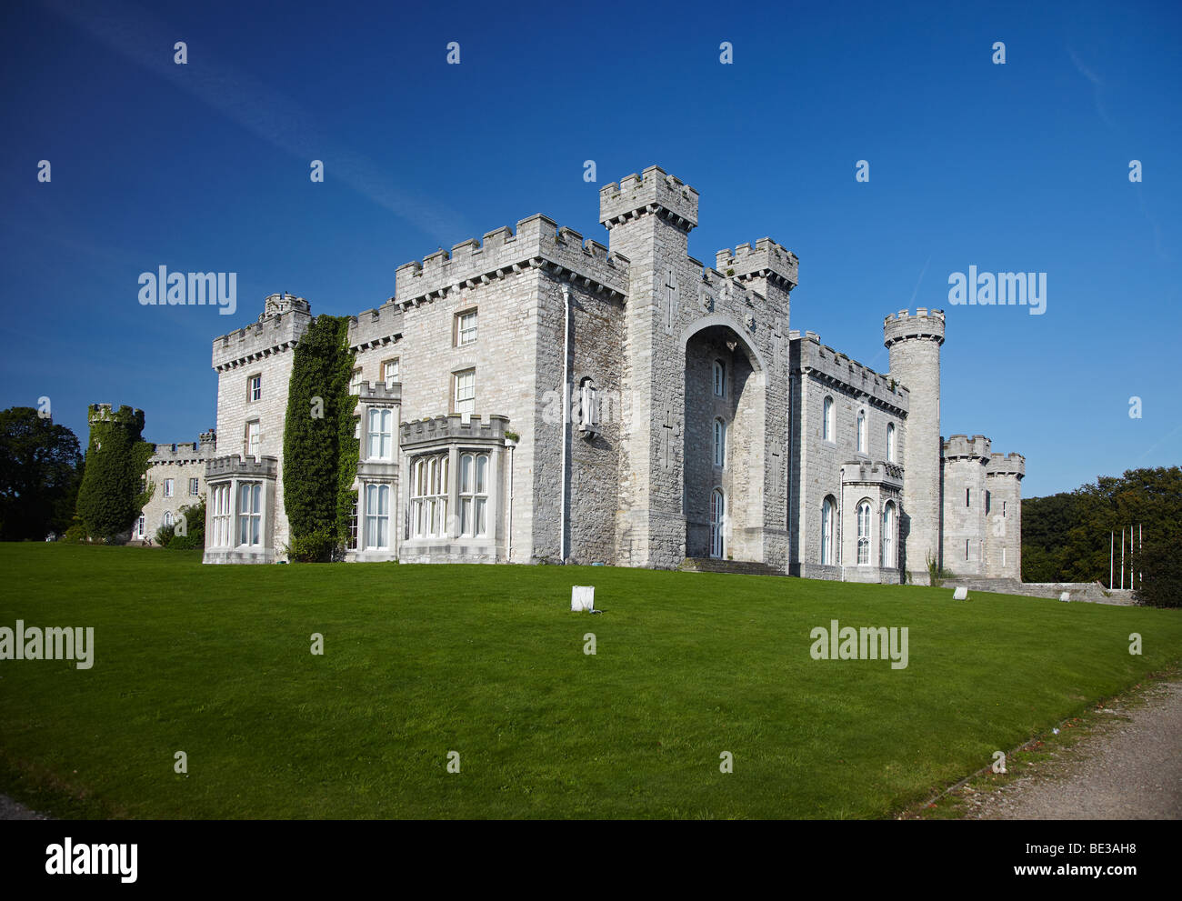 Bodelwyddan castle bodelwyddan denbighshire north wales hires stock