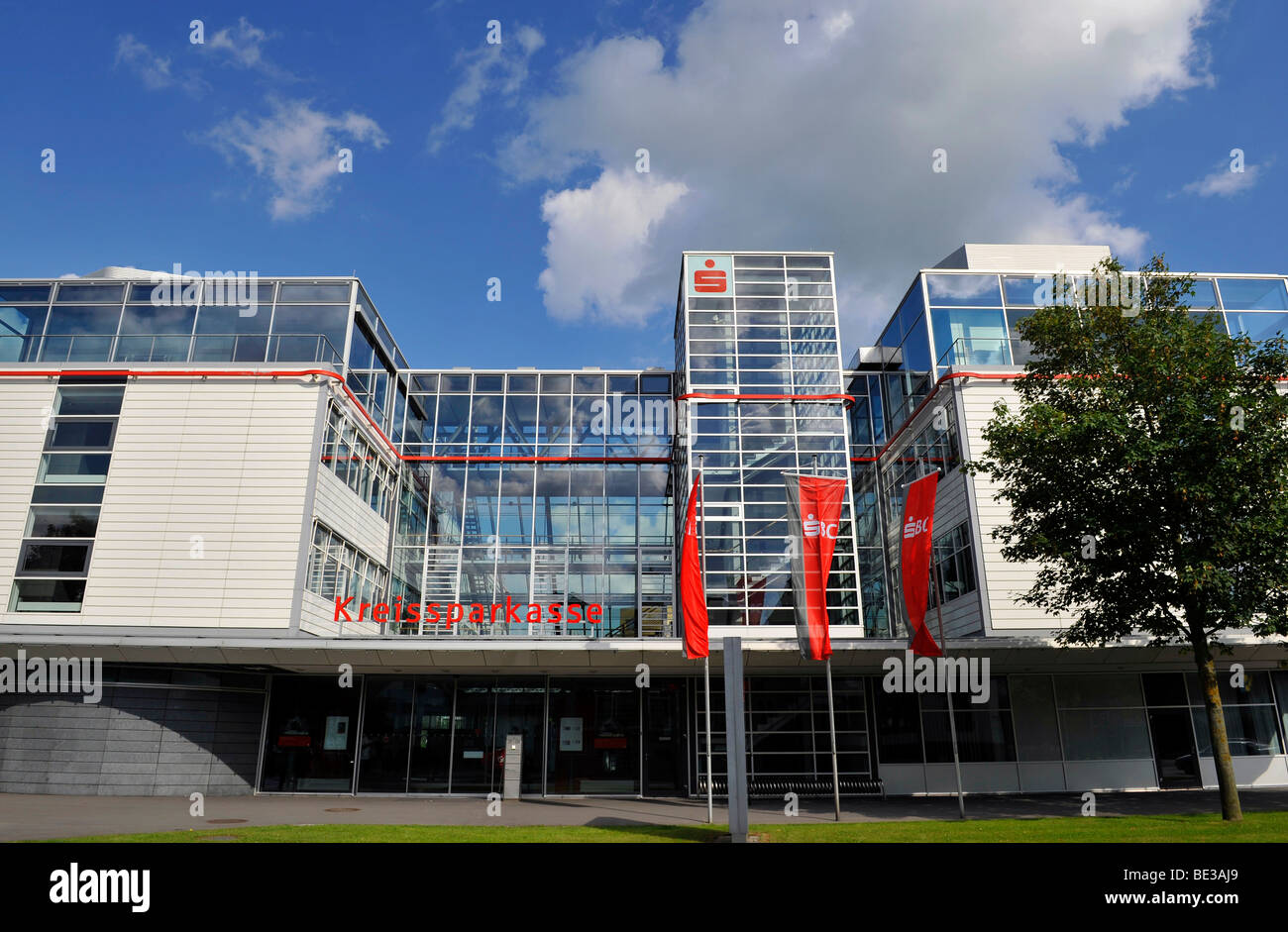 Kreissparkasse district savings bank, Biberach an der Riss, Baden-Wuerttemberg, Germany, Europe Stock Photo