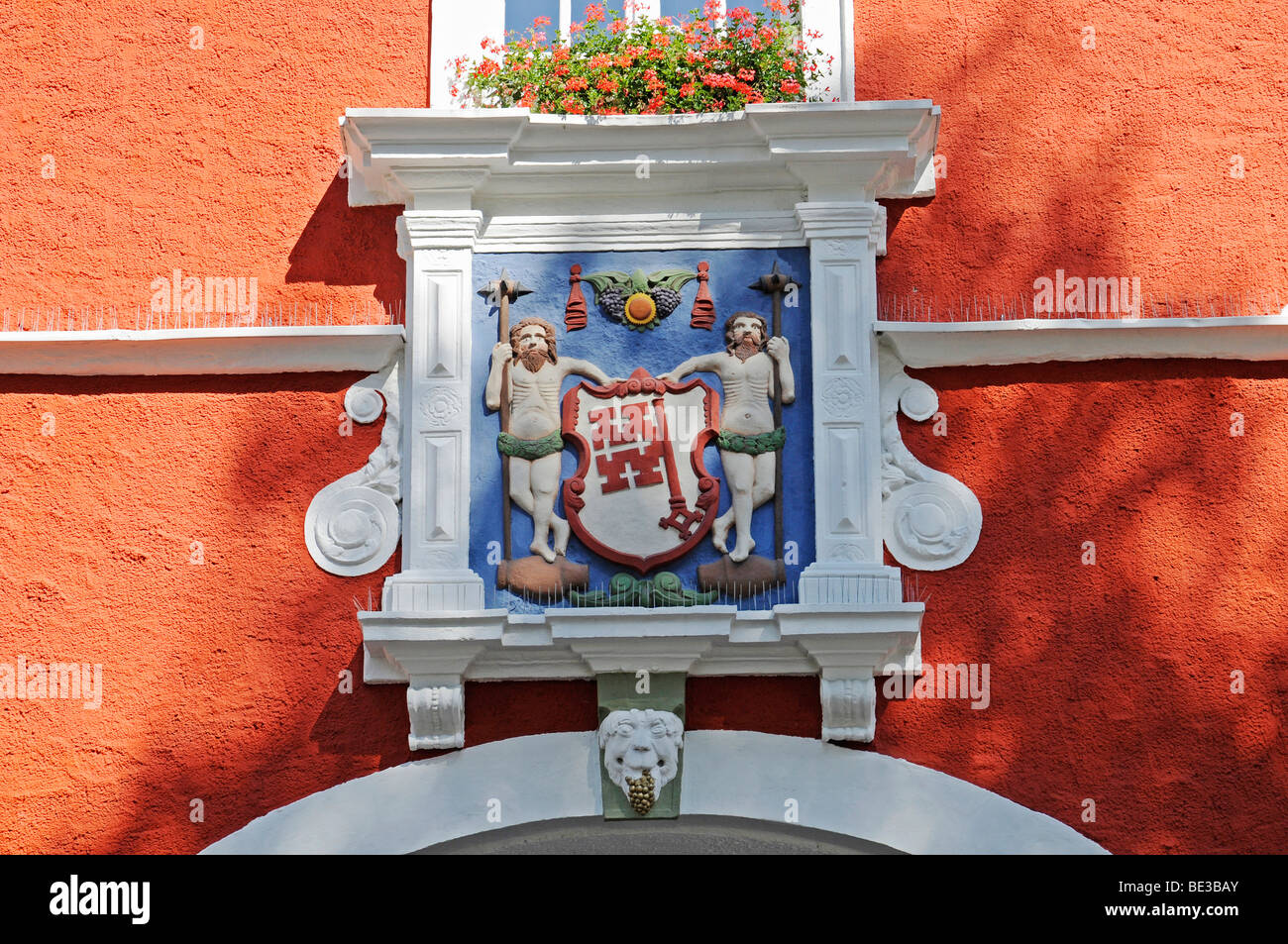 Crest, City Hall, Soest, North Rhine-Westphalia, Germany, Europe Stock Photo
