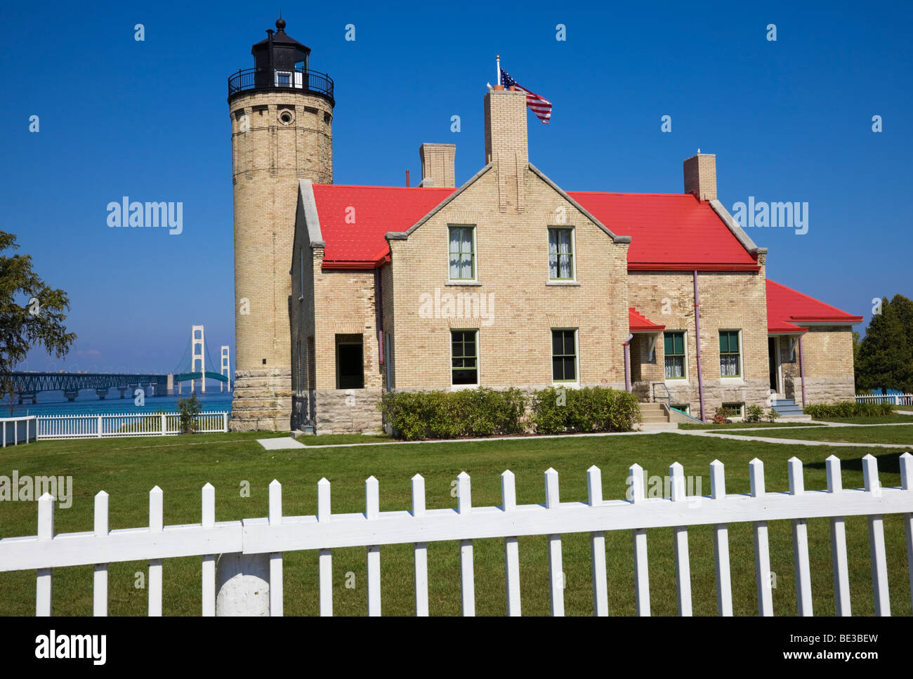Old point mackinac lighthouse hi-res stock photography and images - Alamy