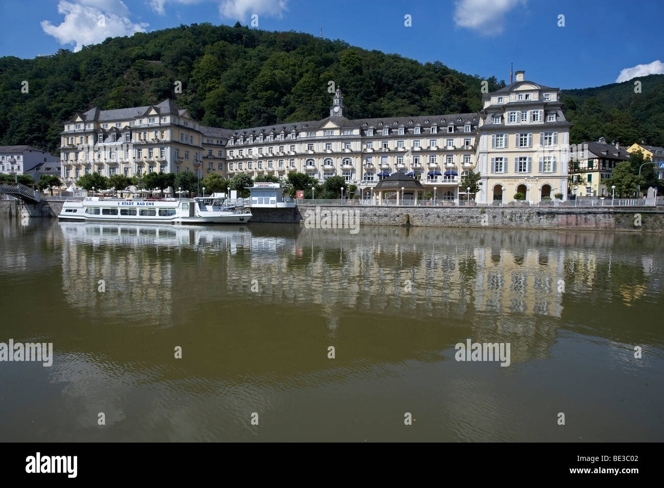 The Kurhaus spa hotel in Bad Ems, Rhineland-Palatinate, Germany, Europe Stock Photo
