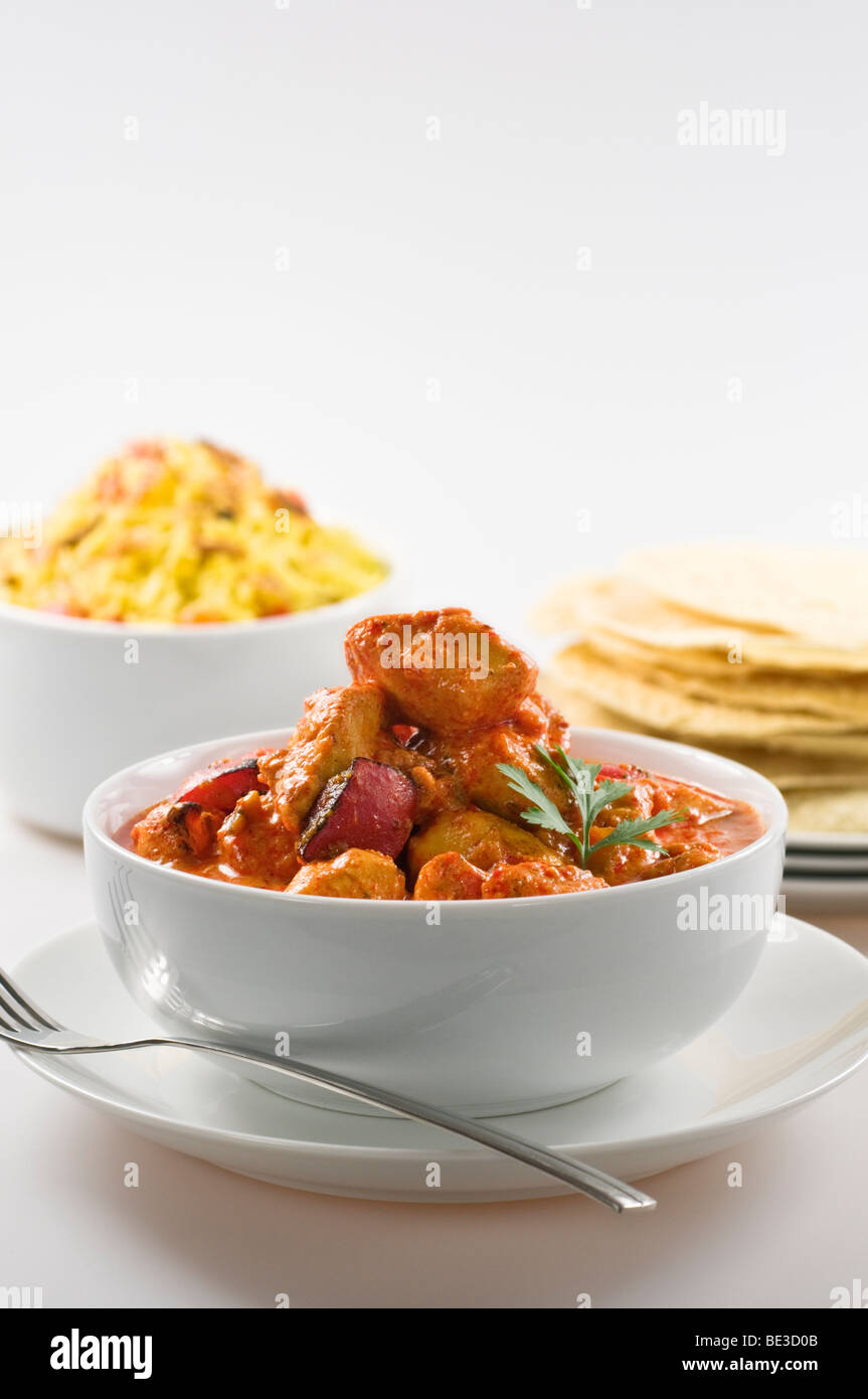 Chicken tikka masala India UK Food Stock Photo
