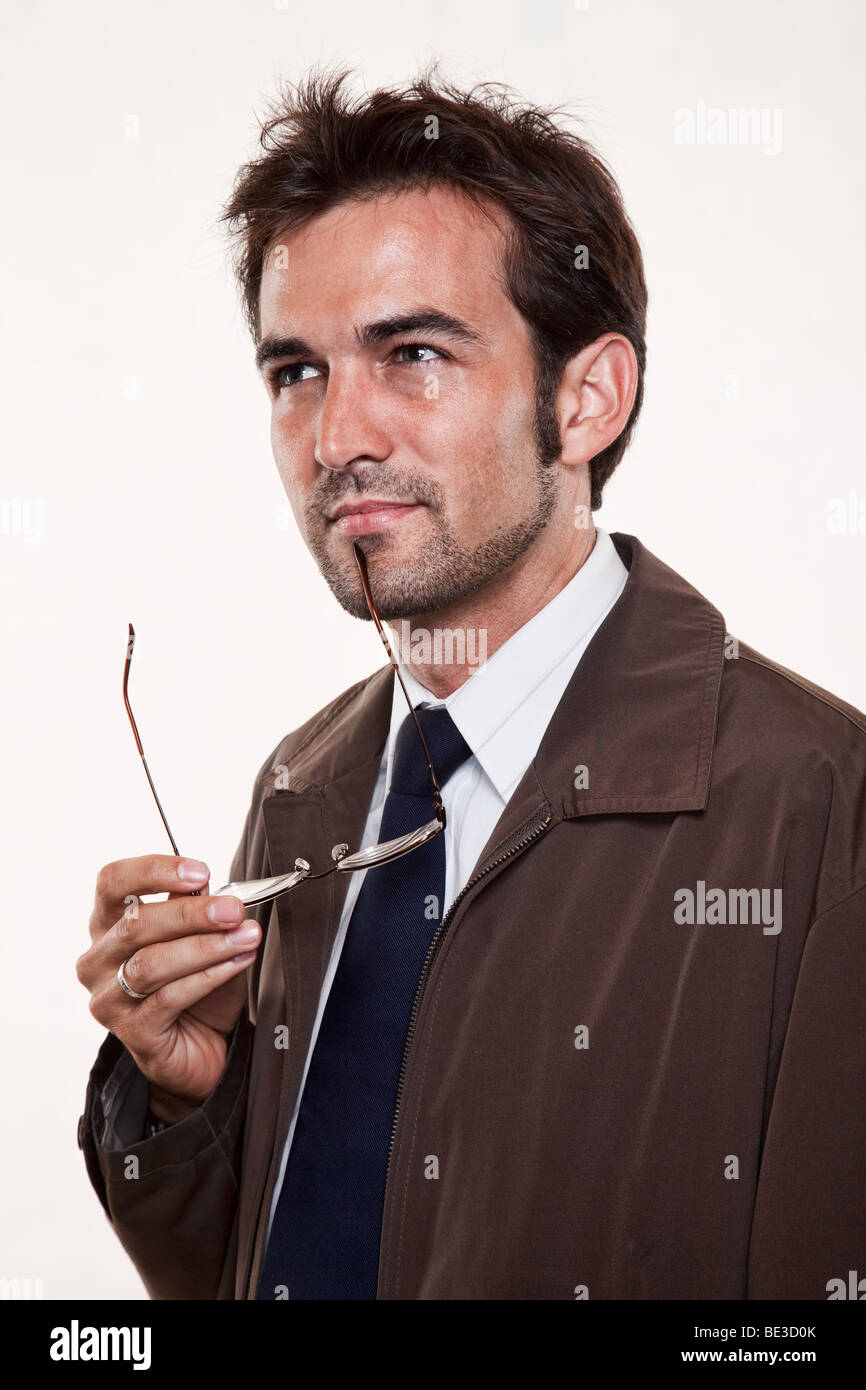 Attractive man in a suit hi-res stock photography and images - Alamy
