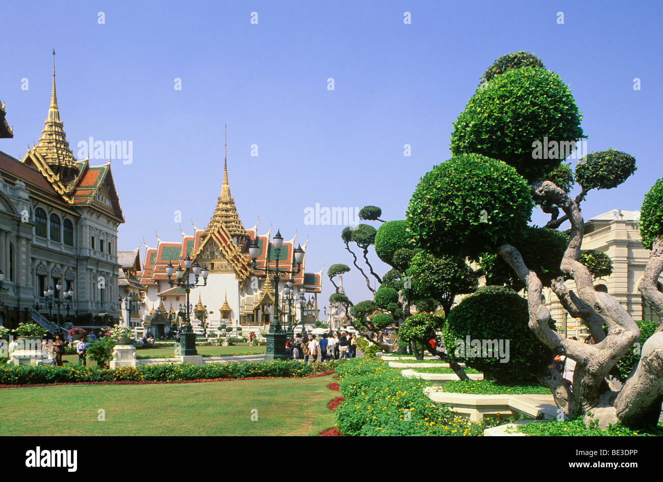 Royal Palace, Grand Palace, Wat Phra Kaeo, Bangkok, Thailand, Asia Stock Photo