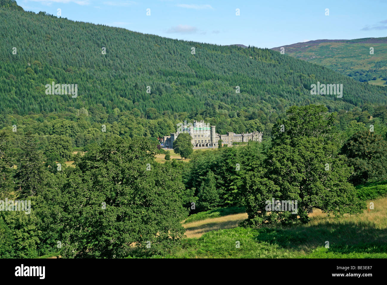 Taymouth Castle near Kenmore, Scotland, Great Britain Stock Photo